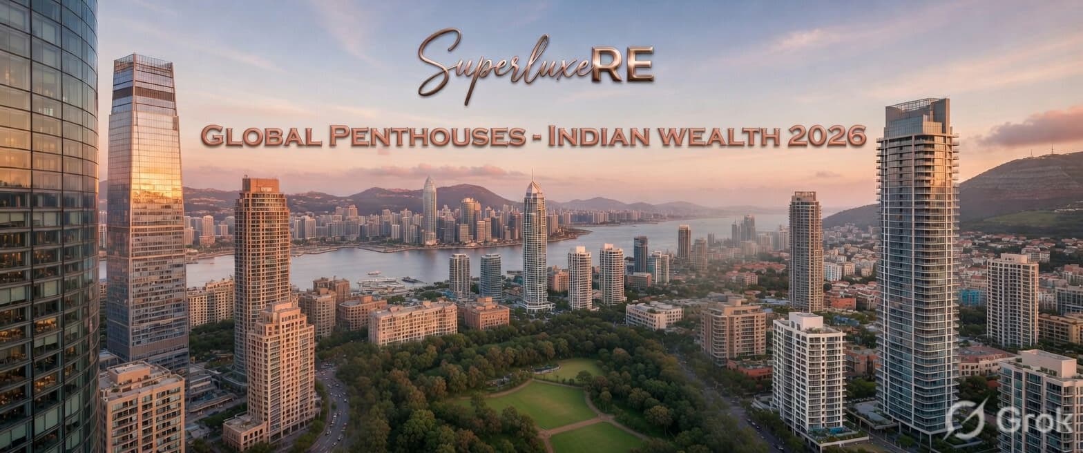 8 Iconic Penthouses & The Global Wealth Signals They Send: What India's ₹100 Cr+ Buyers Can Learn | SuperLuxeRE