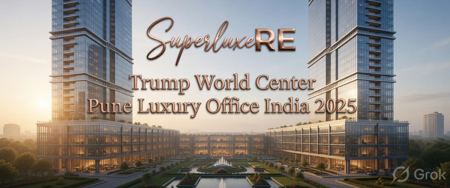 Trump World Center Pune: India's First Trump-Branded Office Tower | SuperLuxeRE