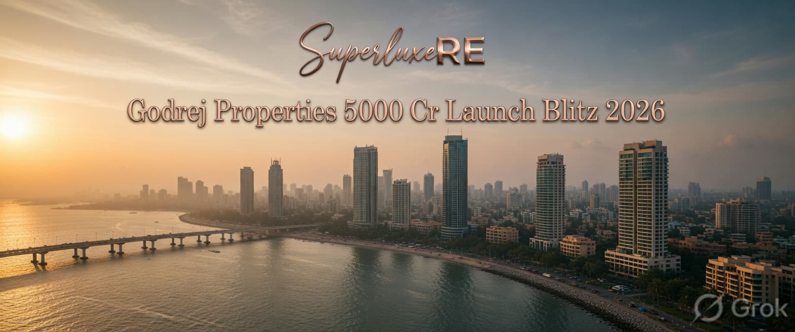 Godrej's ₹5,000 Cr Launch Blitz: How India's Largest Developer is Redefining Luxury Real Estate | SuperLuxeRE
