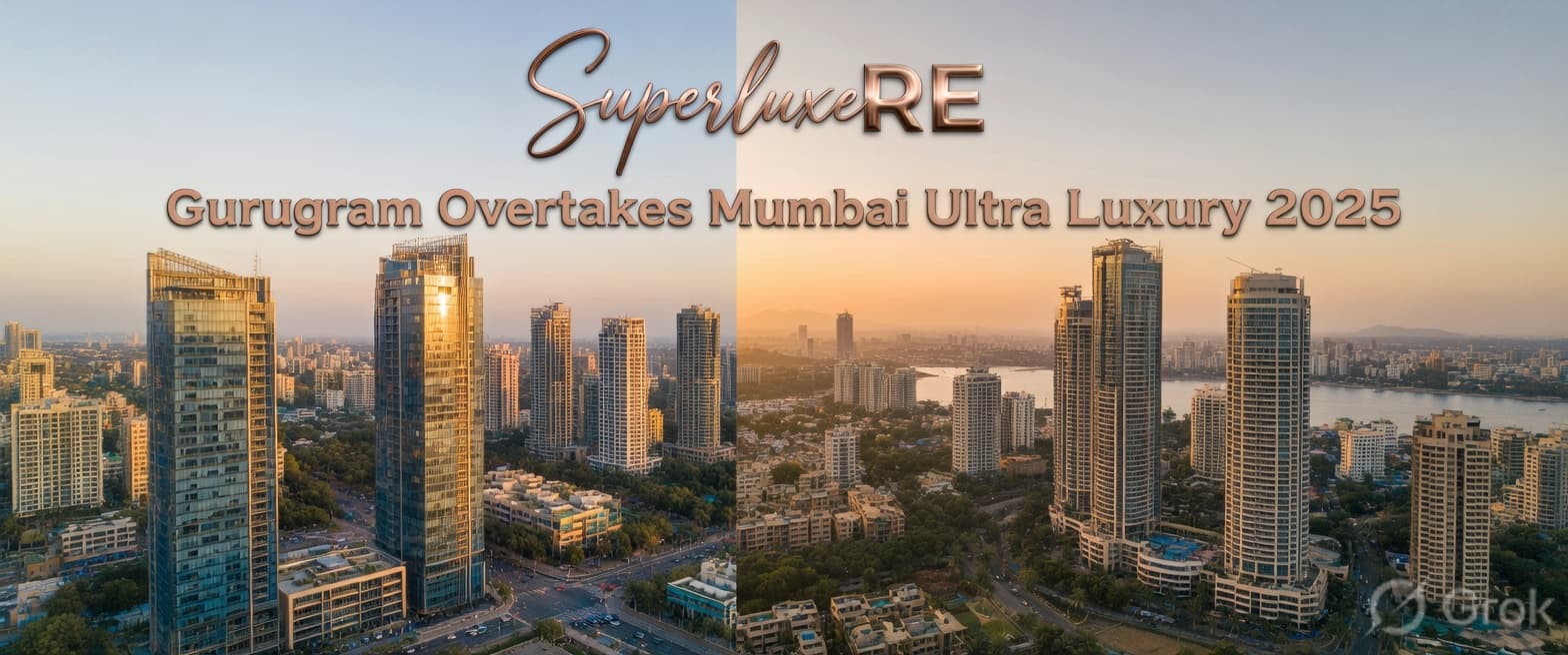 GURUGRAM ₹24,120 CR vs MUMBAI ₹21,902 CR — India's Ultra-Luxury Crown Changes Hands