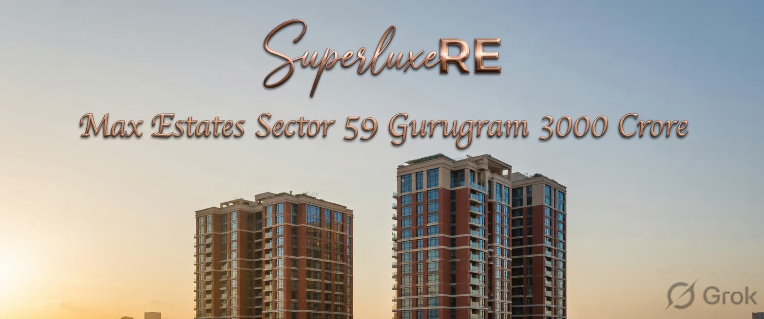 Max Estates' ₹3,000 Cr Golf Course Extension Road Bet: Why Sector 59 is Gurgaon's Next Ultra-Luxury Hotspot | SuperLuxeRE