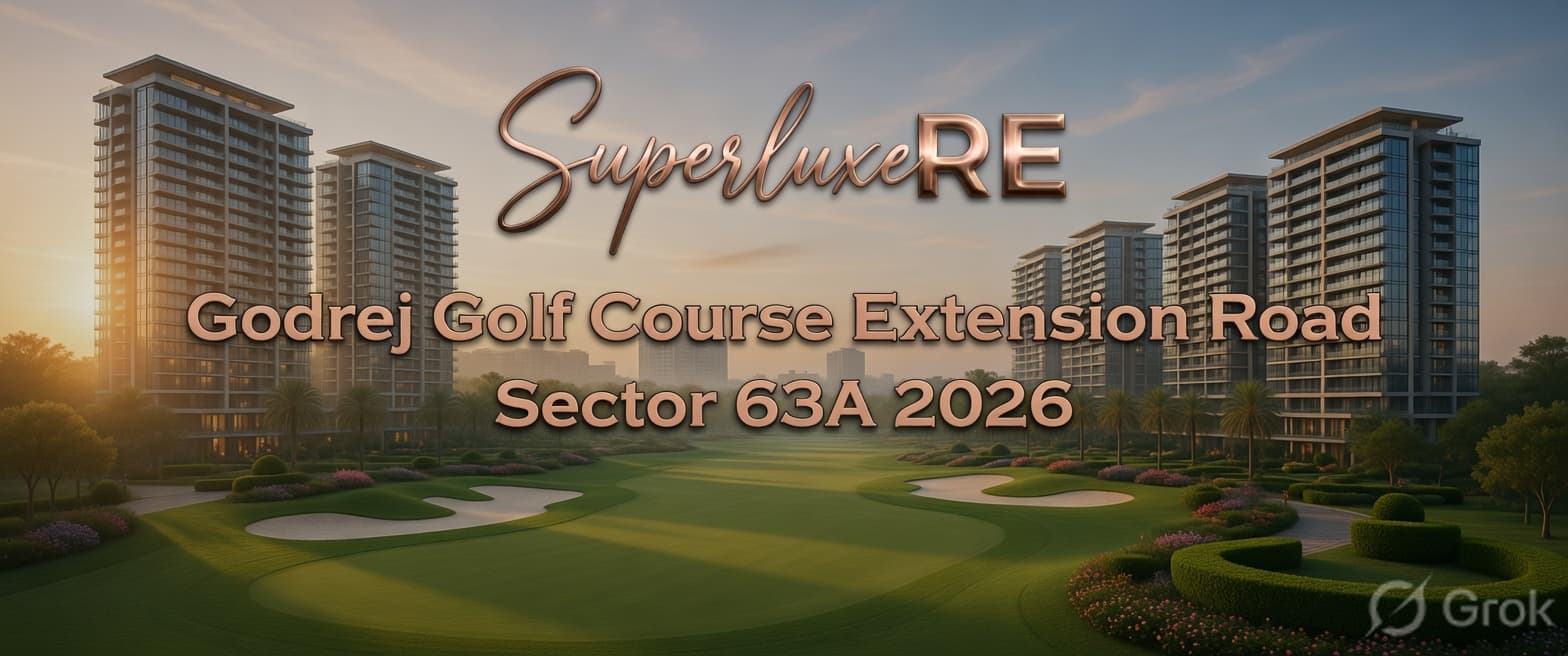 Godrej Properties' ₹4,500 Cr Bet on Golf Course Extension Road: Why Sector 63A is Gurugram's Next Luxury Hotspot