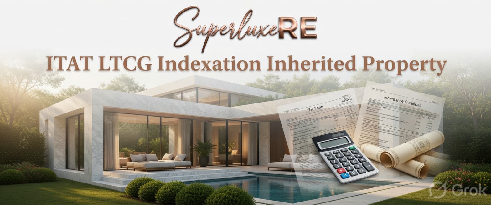 ITAT Ruling: Save ₹8-12 Lakhs on Inherited Property Sale with Correct LTCG Indexation | SuperLuxeRE