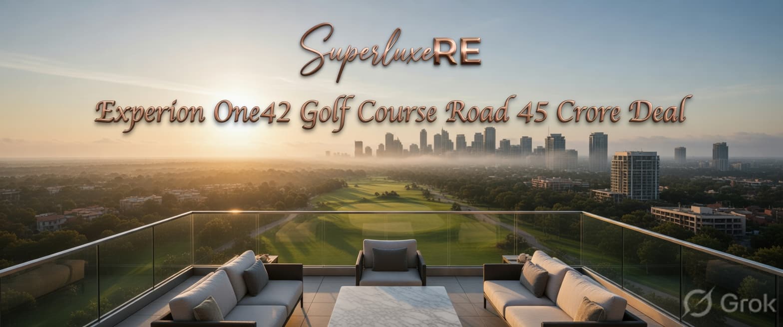 ₹45 Crore Sale at Experion One42 Golf Course Road: What ₹1 Lakh/Sq Ft Tells Us About India's Ultra-Luxury Market | SuperLuxeRE