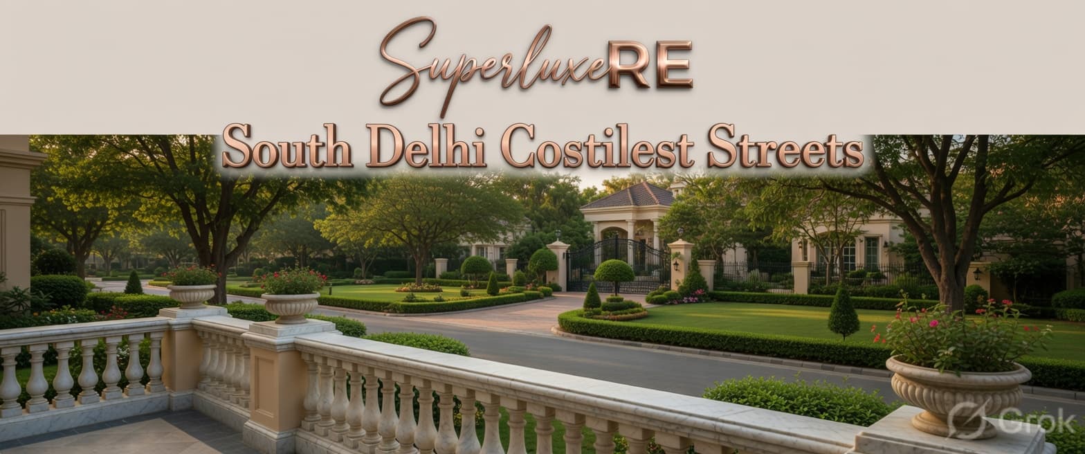 The ₹500 Crore Postcode: Inside South Delhi's Invisible Real Estate Market | SuperluxeRE