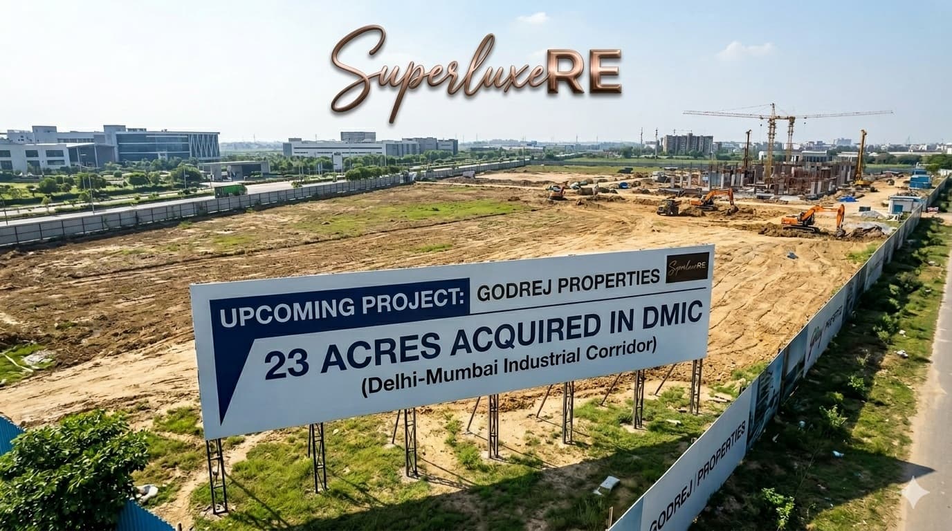 Godrej Wins 23.2-Acre DMIC Greater Noida — ₹7,000 Cr Next