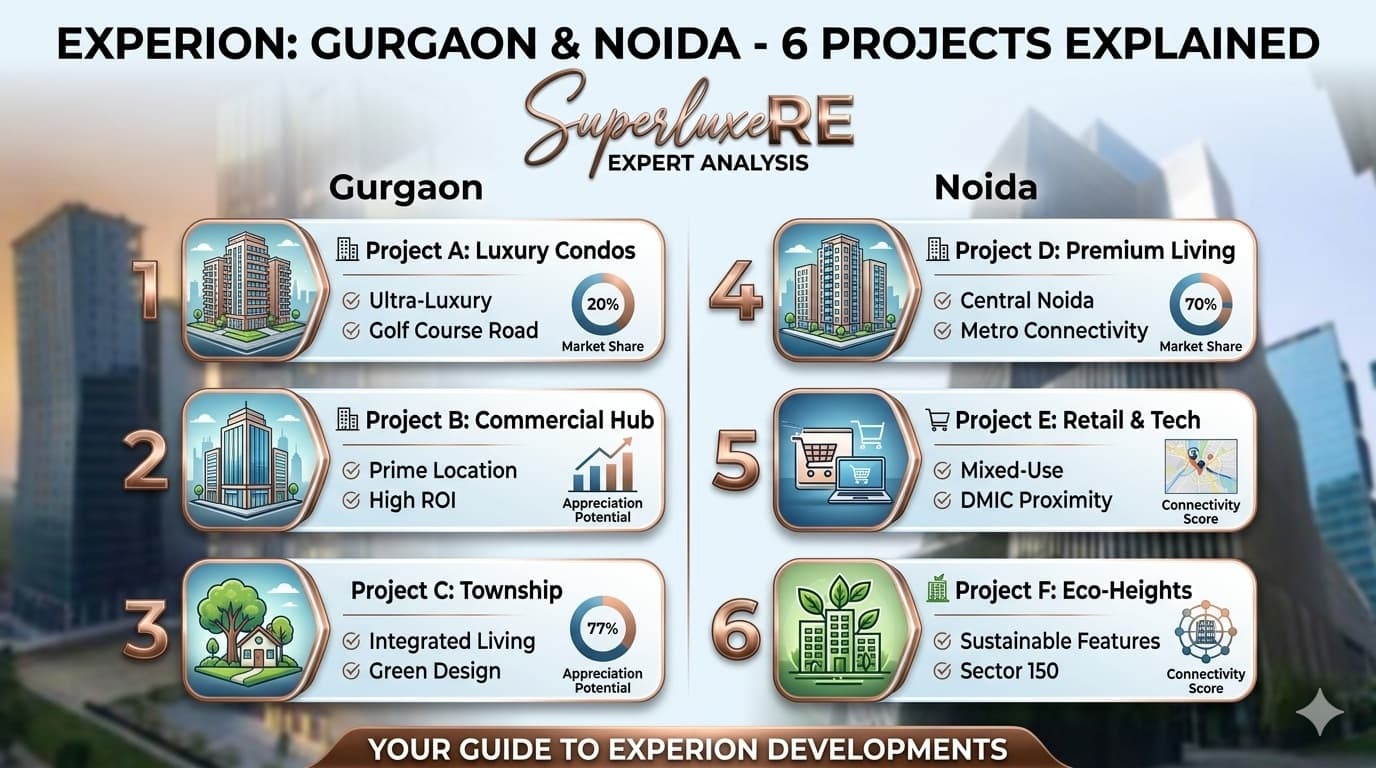 Experion in NCR — The Six-Project Portfolio That Just Made One Developer the Most Watched in Indian Luxury