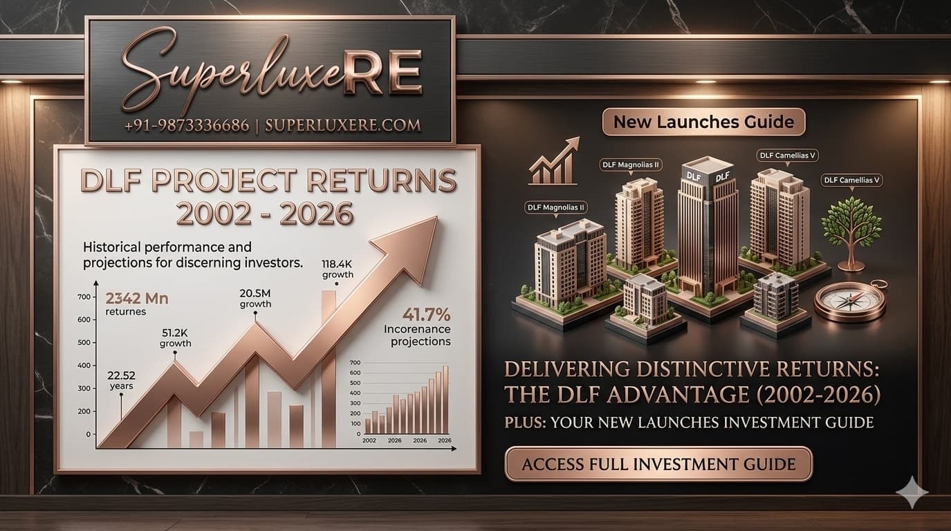 DLF's ₹1,500 to ₹1,20,000 PSF Story: 24 Years of Data Behind Every 2026 Launch