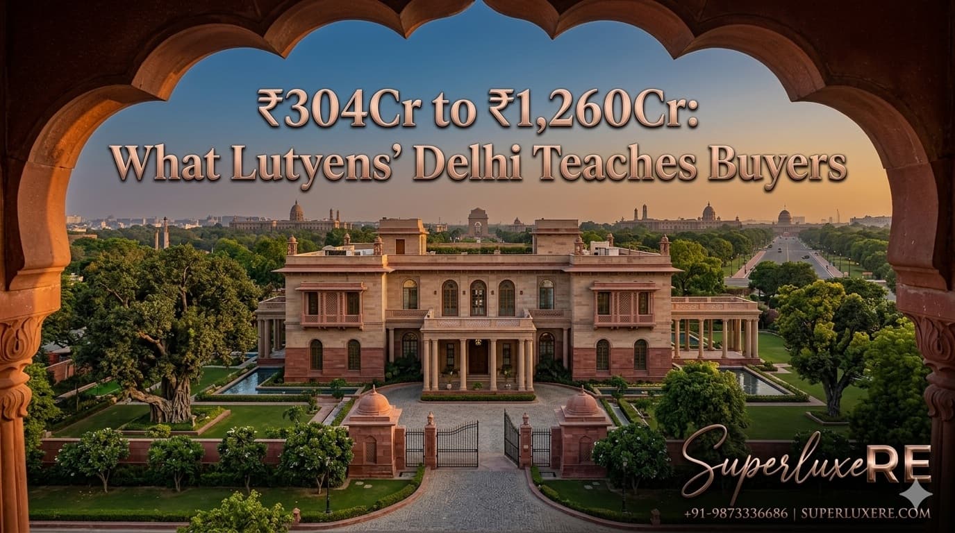 ₹304 Crore to ₹1,260 Crore in 11 Years — The Scarcity Lesson Hiding in Subhash Chandra's Bungalow Sale