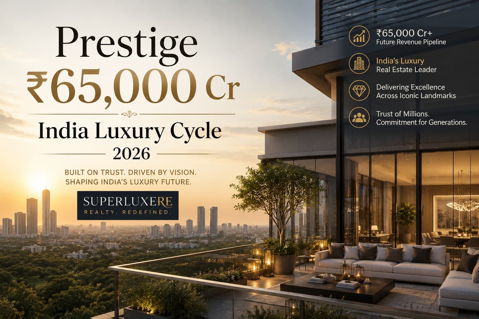 Prestige Estates' ₹65,000 Crore Unrecognised Revenue — Says About Indian Luxury Real Estate in 2026