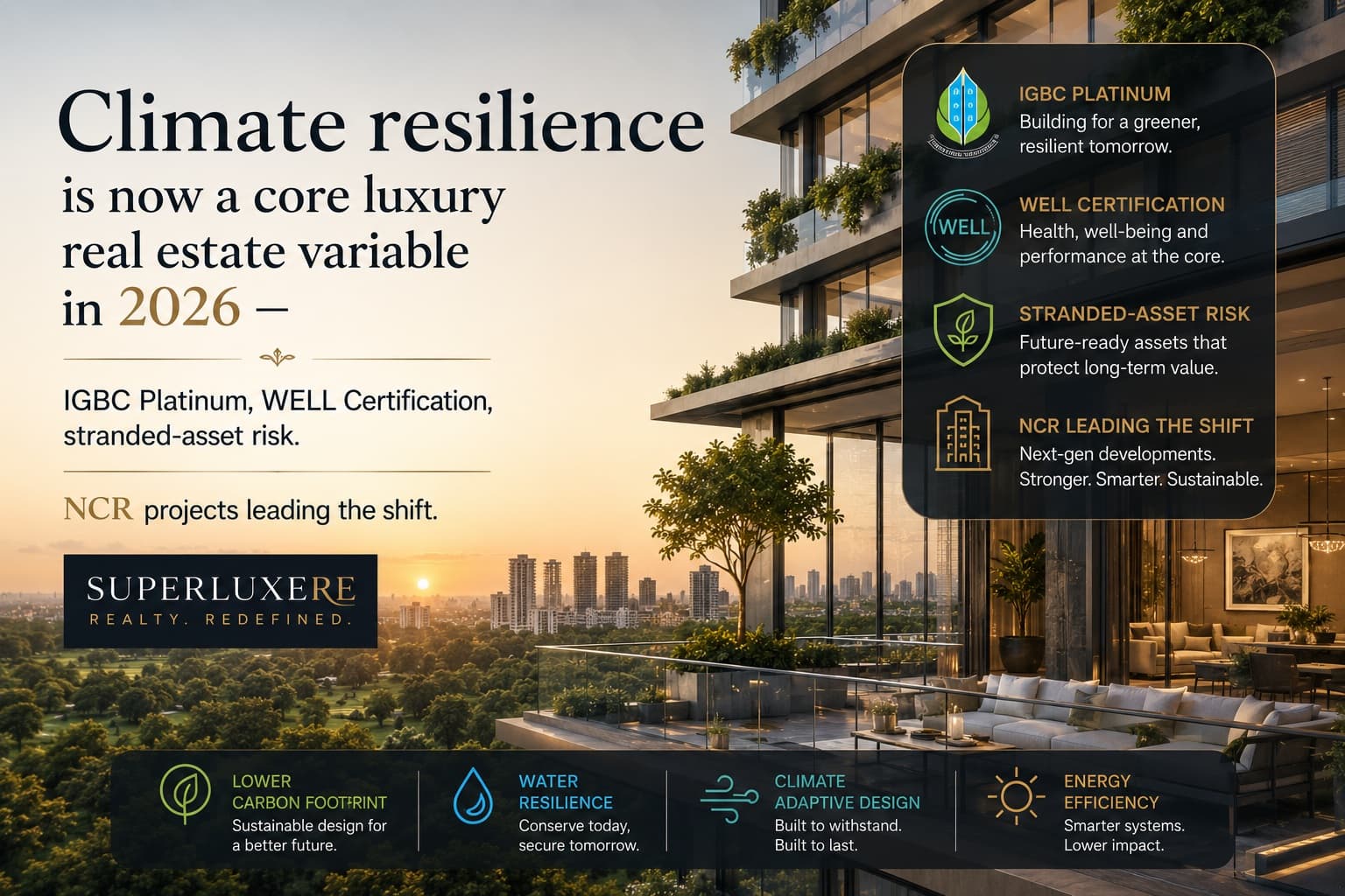 Climate Resilience Is Now a Luxury Real Estate Variable — What World Environment Day 2026 Means for NCR Buyers