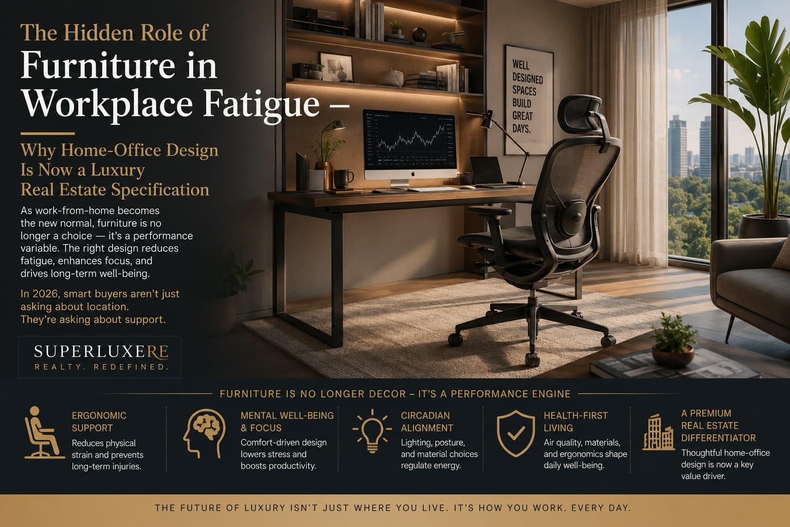 The Hidden Role of Furniture in Workplace Fatigue — Why Home-Office Design Is Now a Luxury Real Estate Specification