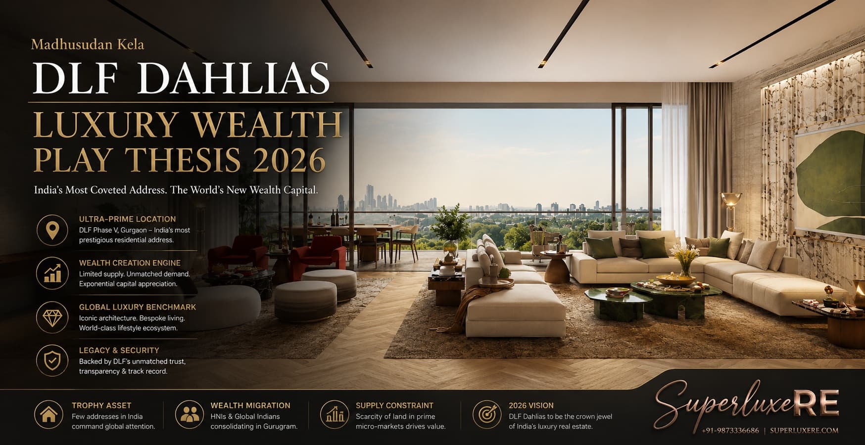 Madhusudan Kela Just Bought a DLF Dahlias Apartment — And Confirmed What UHNW Capital Already Knows About 2026