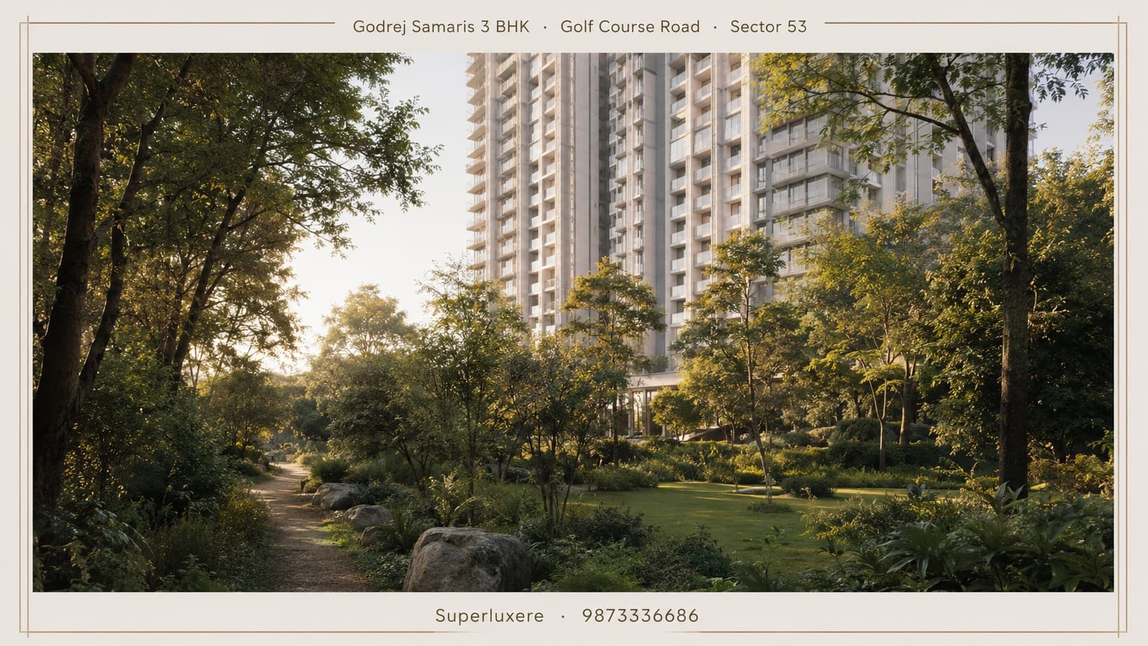 Godrej Samaris 3 BHK on Golf Course Road: Phase 1 Still Sells the Rare Small Ticket